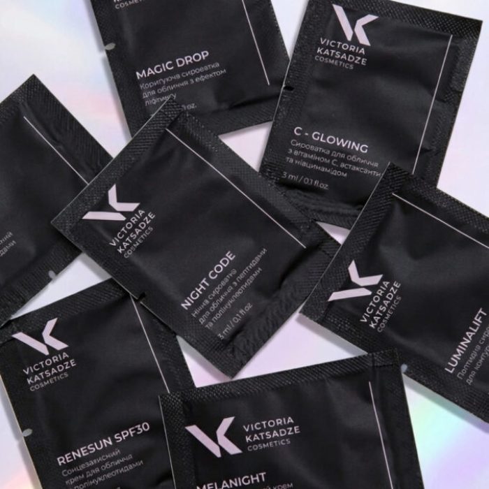 A set of testers for the entire VK Cosmetics line Try & Love Kit